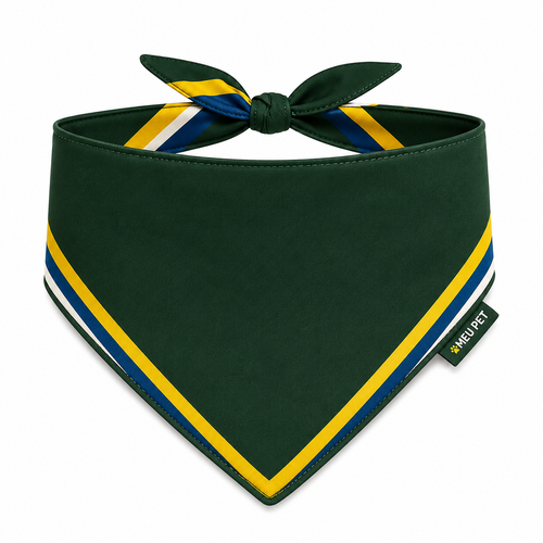 Bandana Pet Torcedor Brasil