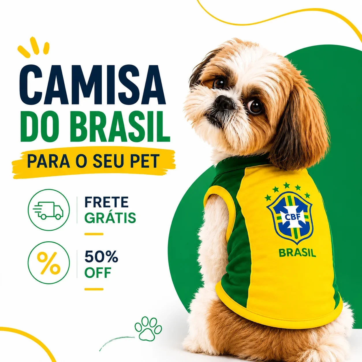 Bolsa de Passeio Pet Torcedor - Meu Pet Torcedor